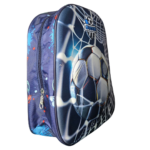 e Ghiozdan Copii cu Luminițe LED, Design Minge Fotbal – 33 x 25 x 10 cm, Ghiozdan Școlar pentru Băieți