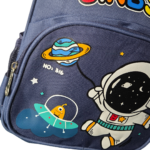 ghiozdan5 Ghiozdan pentru Copii cu Design Astronaut, Albastru, 30 x 27 x 9 cm, Rucsac Școlar pentru Grădiniță